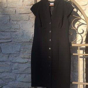 Size 8 Calvin Klein Black Dress